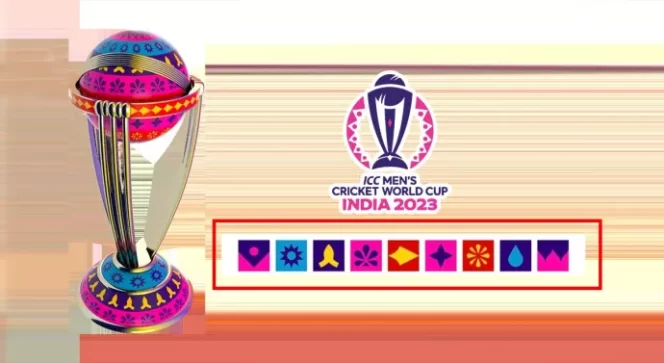 Symbols in the ICC World Cup Logo